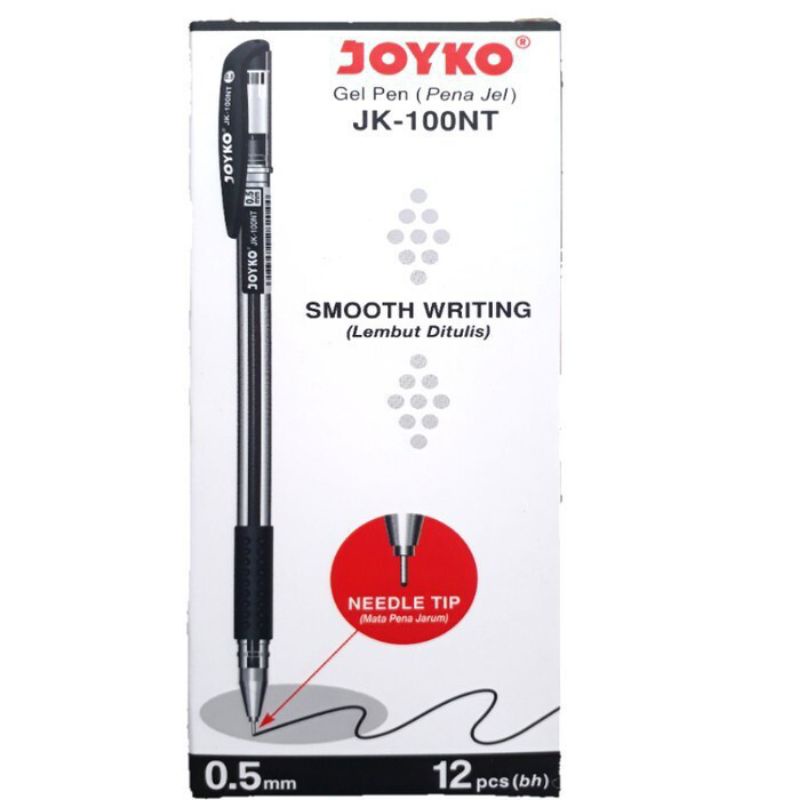 

LUSINAN Pulpen Joyko JK100 NT ( Warna Hitam ) 12pcs