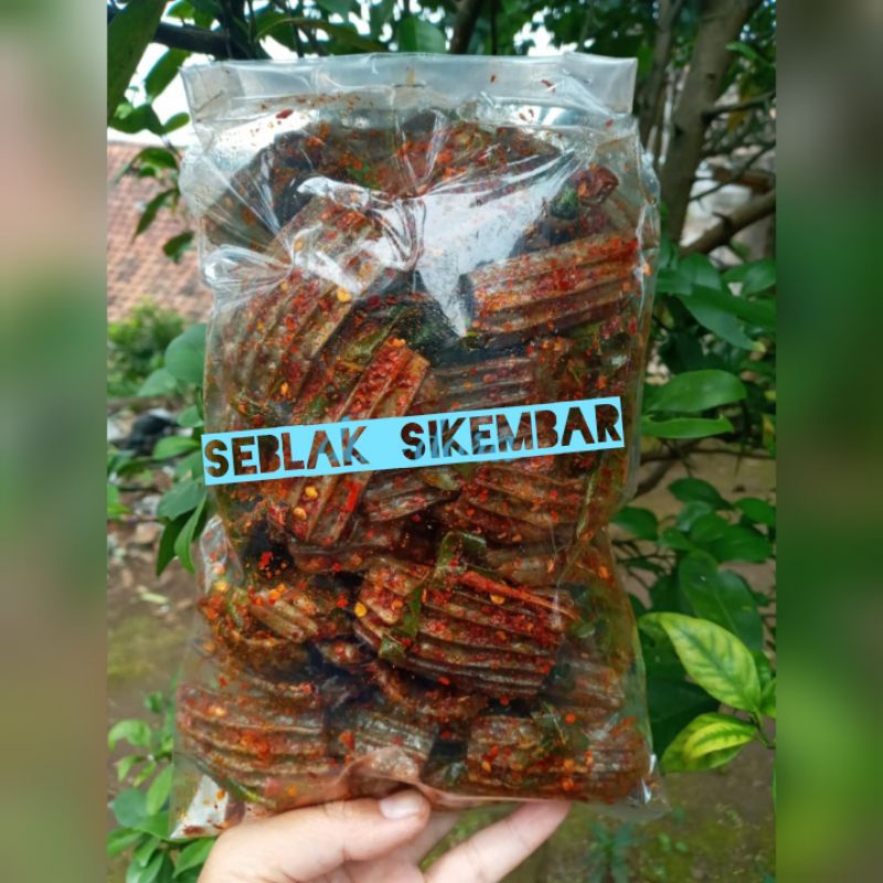 

sebring krupuk jengkol renyah, daun jeruk 500gram