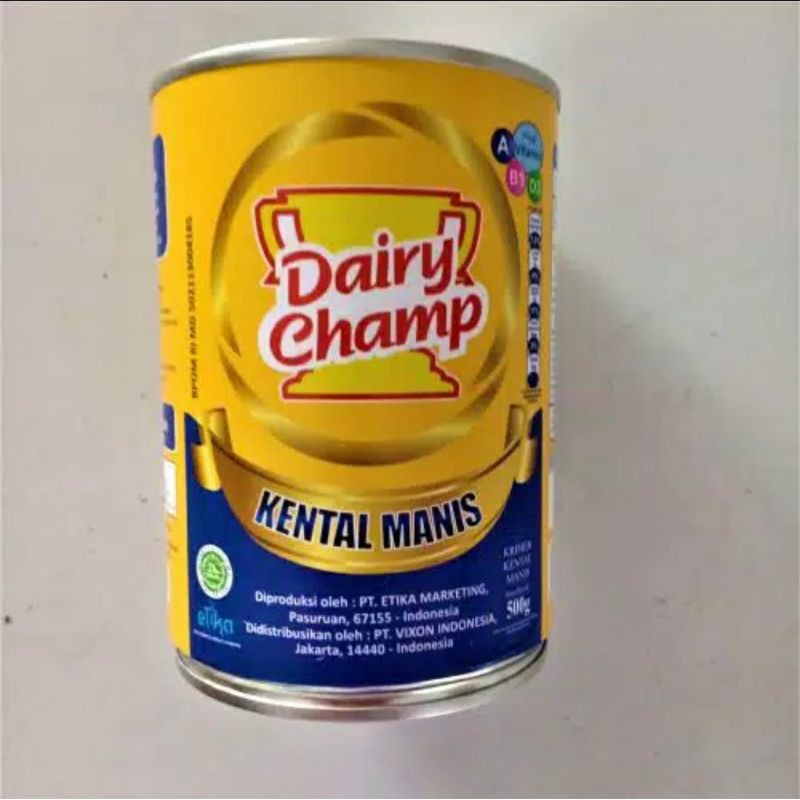 

SUSU KENTAL MANIS DAIRY CHAMP 500 GR