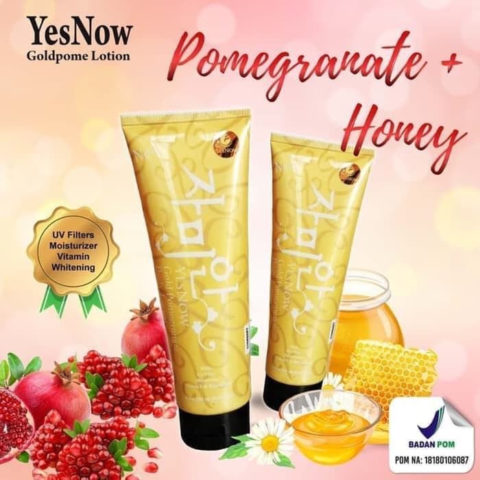 [ YESNOW ] Goldpome - Gold Pome - Body Lotion Madu - 250 ML BPOM
