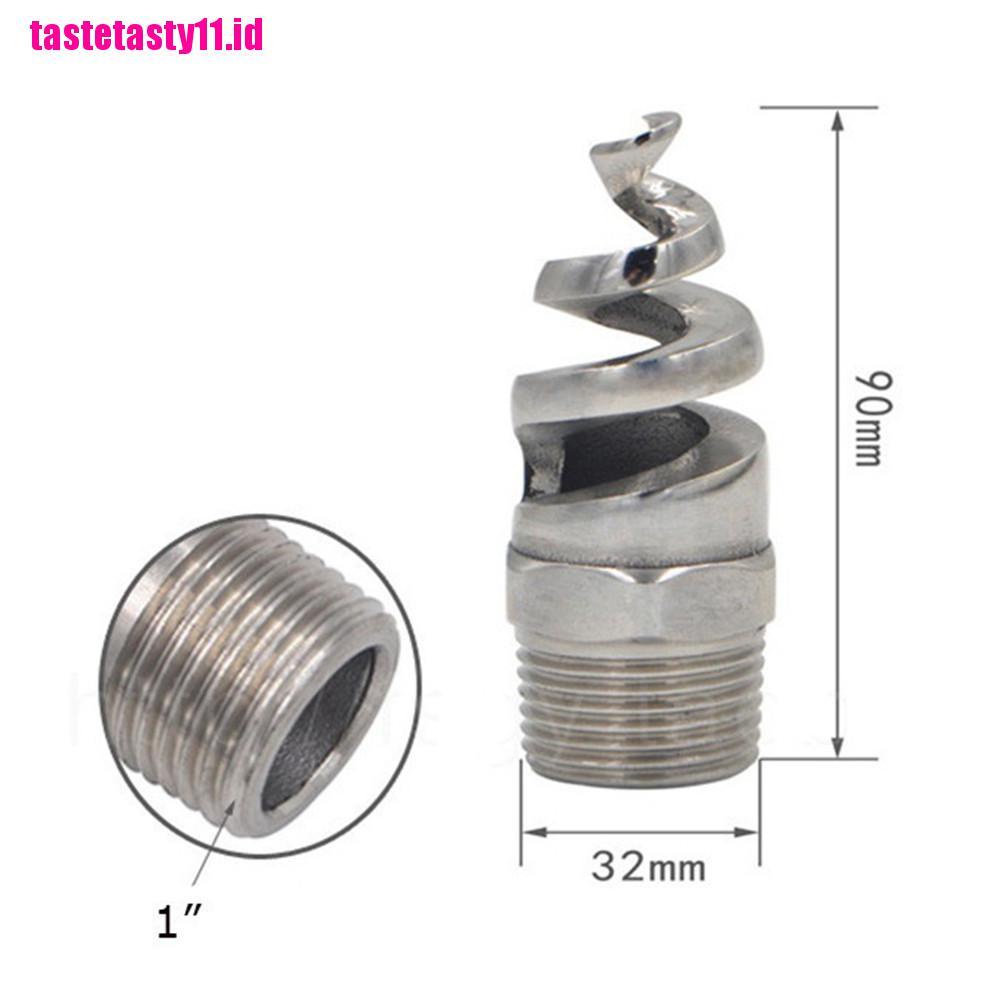 1 / 2 &quot;1&quot; nozzle Semprot Atomisasi Bentuk spiral Bahan Stainless steel