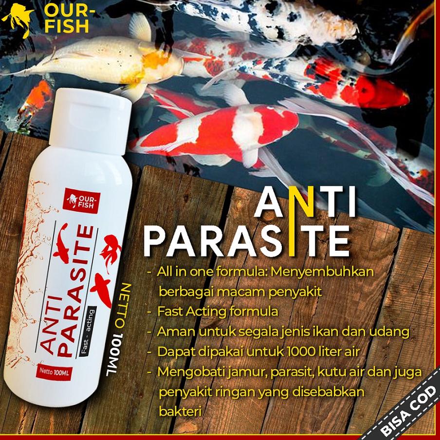 [Star] Obat Ikan Anti Jamur, Kutu & Parasit  ANTI PARASITE 100ML Obat Ikan Anti Kutu Obat Ikan Anti 