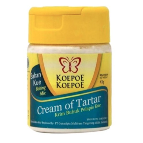 

Ht6362D Koepoe Koepoe Cream Of Tartar Krim Bubuk Pelapis Kue 43 G Ht5