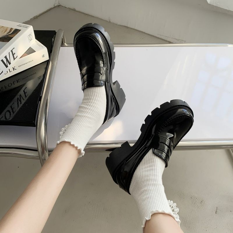 MYSTYLE Yuna Korea Design Sepatu Oxford Fashion Wanita Import