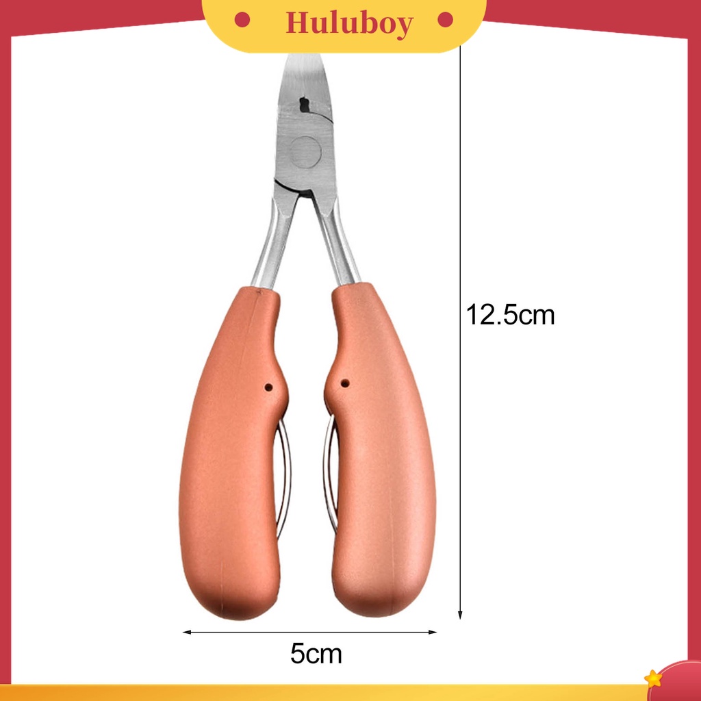 Huluboy Huluboy♡ Gunting Kuku Kaki Kutikula Universal Bahan Stainless Steel Untuk Pedicure