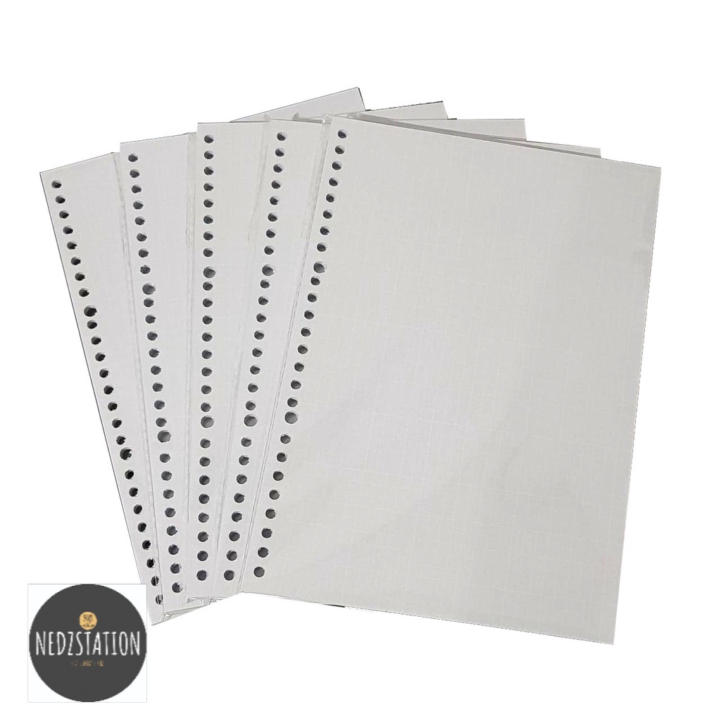 

Loose Leaf B5 Whitelines - Grid