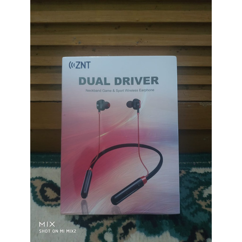 Headset ZNT X37 Wireless Bluetooth 5.0 Dual Drivers Gaming Headset and Sports Earphone