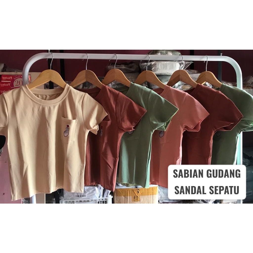 7.7 SALE KAOS CROP/ATASAN CROP/ATASAN KAOS/BAJU SANTAI/TSHIRT SANTAI/BAJU ATASAN KAOS SANTAI/