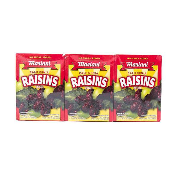 

MARIANI California Raisins 180g - Kismis Tanpa Biji Kemasan 6x30g