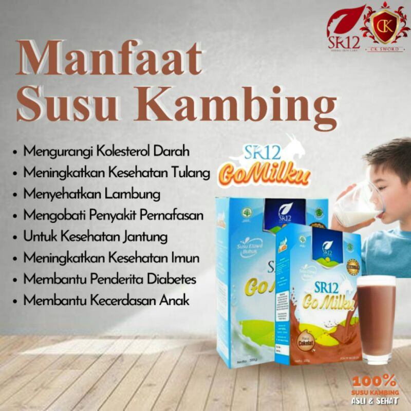 

go milku susu kambing asli dari SR12