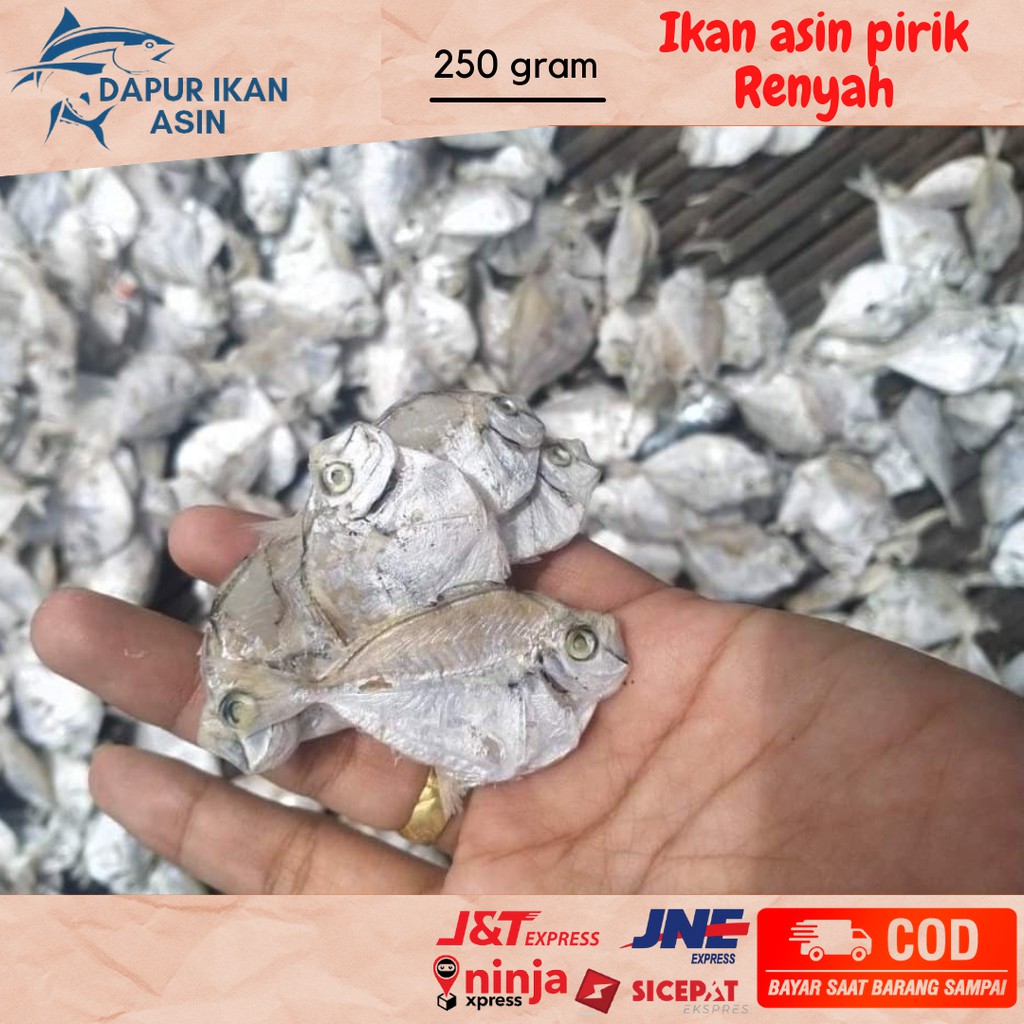 

Ikan Asin Pirik/Perak Gurih 250 gr