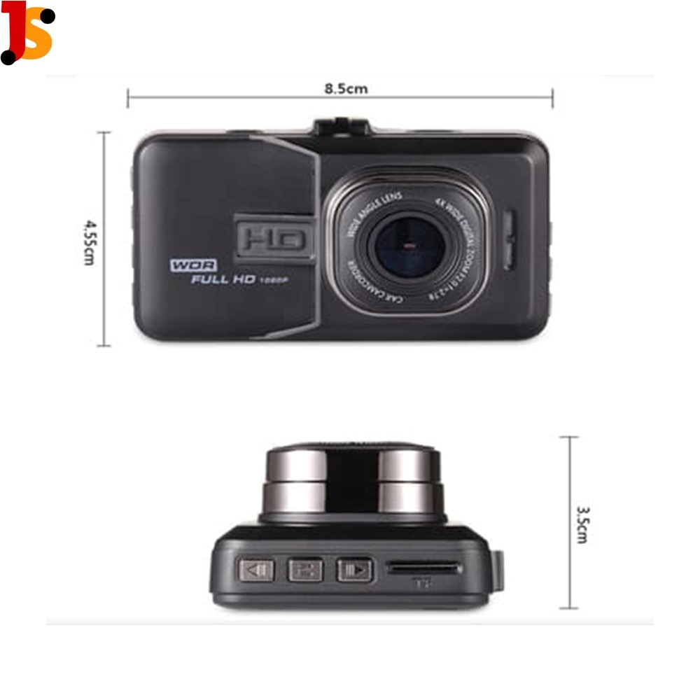 KAMERA MOBIL DEPAN BELAKANG DASH CAM DASHCAM MOBIL KAMERA MUNDUR PARKIR MOBIL CCTV MOBIL JS96