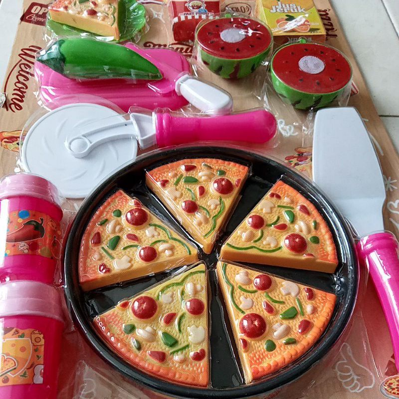 Mainan Masak Masakan Kedai Pizza OCT2219 ukuran panjang 60cm