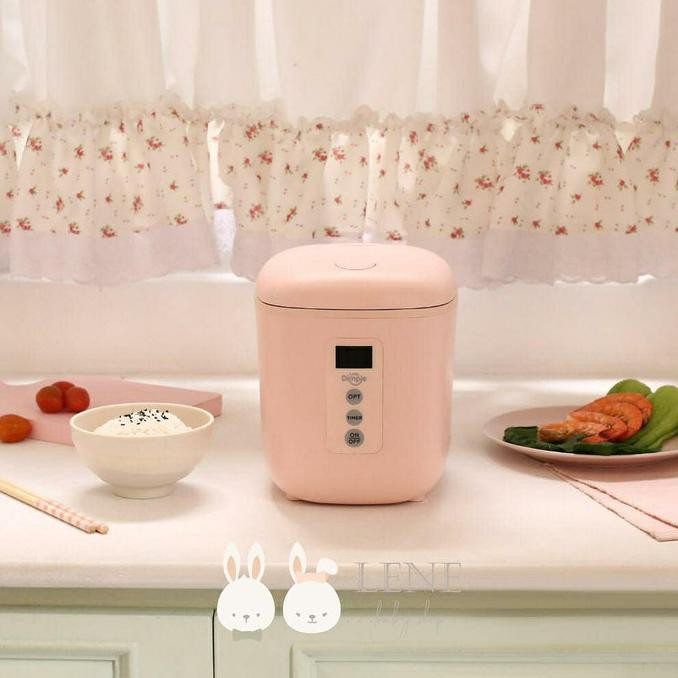 Little Dimple Mini Rice Cooker Mc -819 - Pink - Promo 