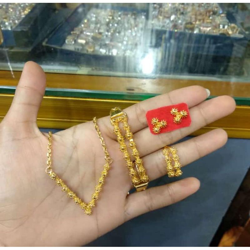 set penang kadar emas 24k