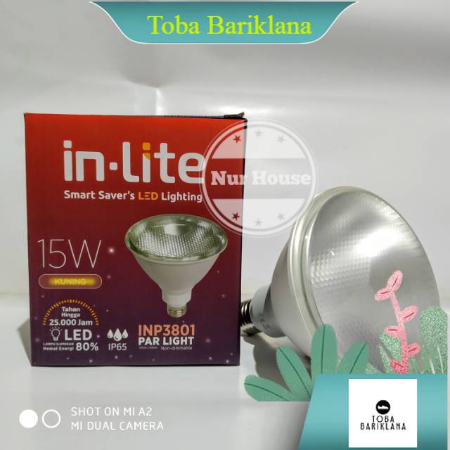 lampu sorot led par inlite 15 watt INP3801 par light