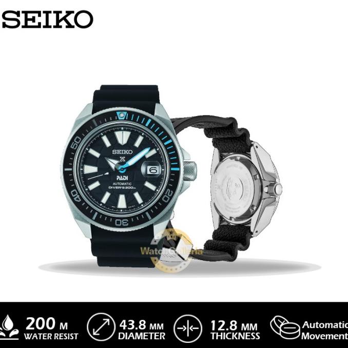 Jam Tangan Pria Seiko Prospex PADI King Samurai Diver's Watch SRPG21K1