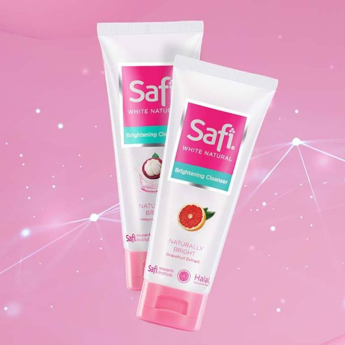 SAFI White Natural Brightening Cleanser Grapefruit, Mangosteen Extract 50g &amp; 100g