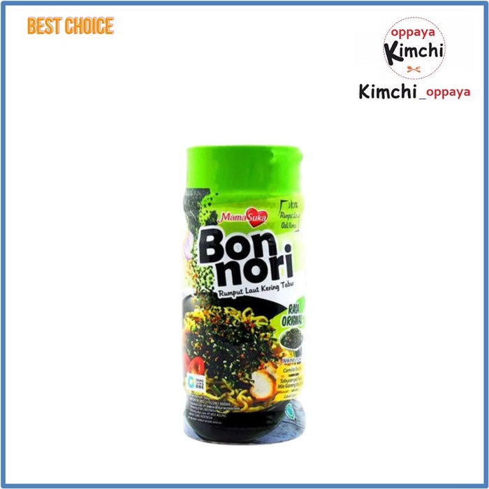

Q1254521 Mamasuka Bon Nori Rumput Laut Kering 30 Gr - Pilih Rasa Original Pedas - Spicy Dw51Sqs