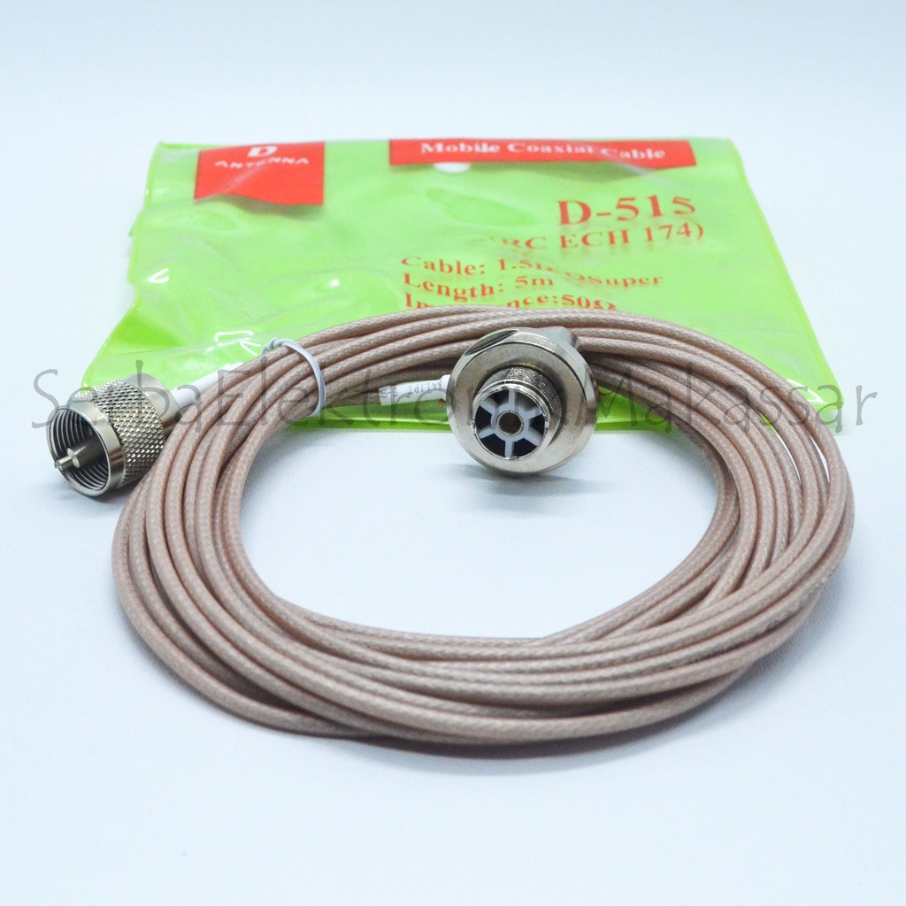 Kabel Bracket Antena Mobil Teflon D-Antenna D-515 Mobile Coaxial Cable