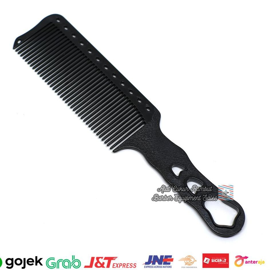 ○ Sisir Over Comb Sisir Rambut Sisir Carbon Antistatic Comb Sisir Barber ❃