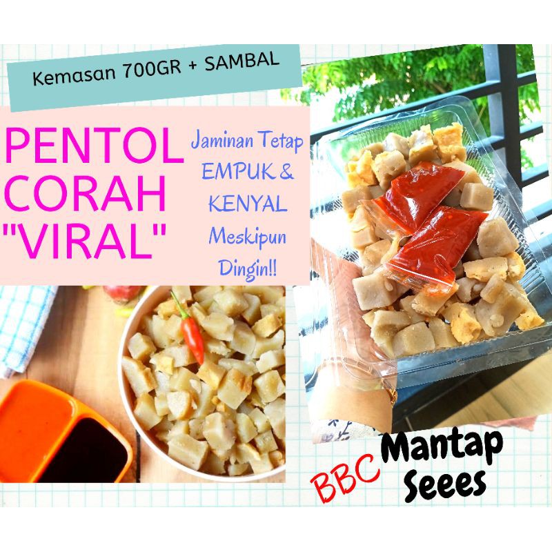 Pentol Corah Enak Pedas Saos Sambal Shopee Indonesia