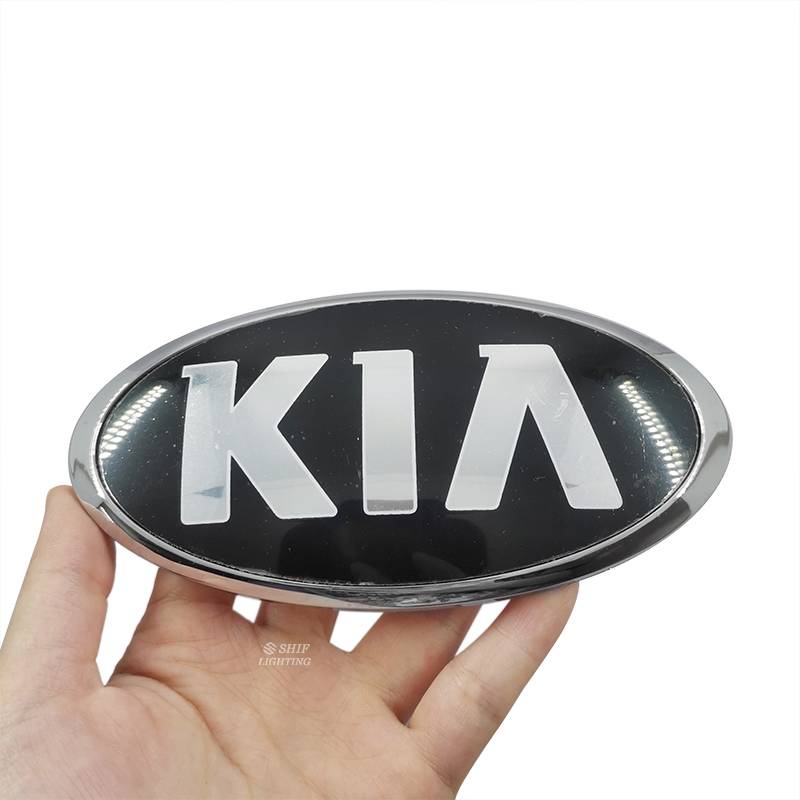 1pc Stiker Emblem Logo Kia Bahan Abs Untuk Bagasi Depanbelakang Mobil Kia