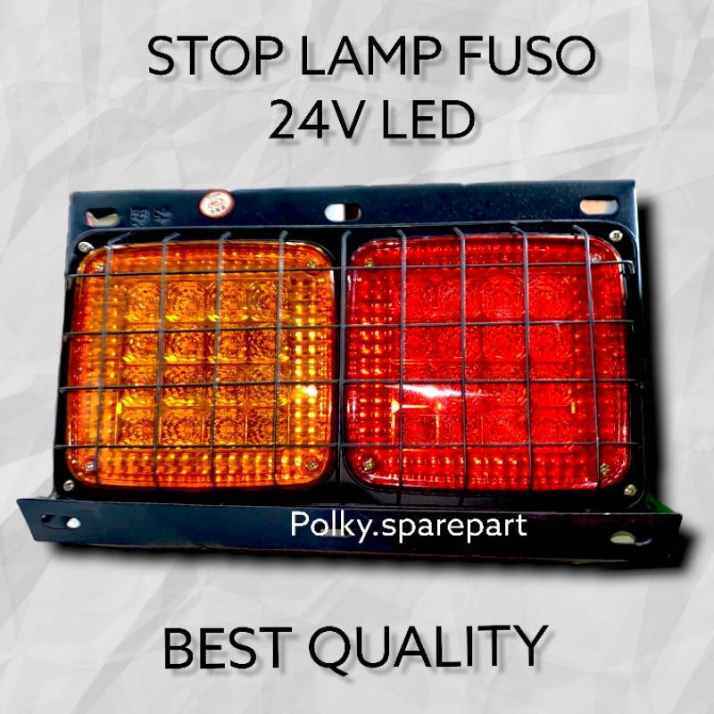 LAMPU BELAKANG FUSO / FUSO FIGHTER / FUSO FM STOP LAMP LED 24V UNIVERSAL