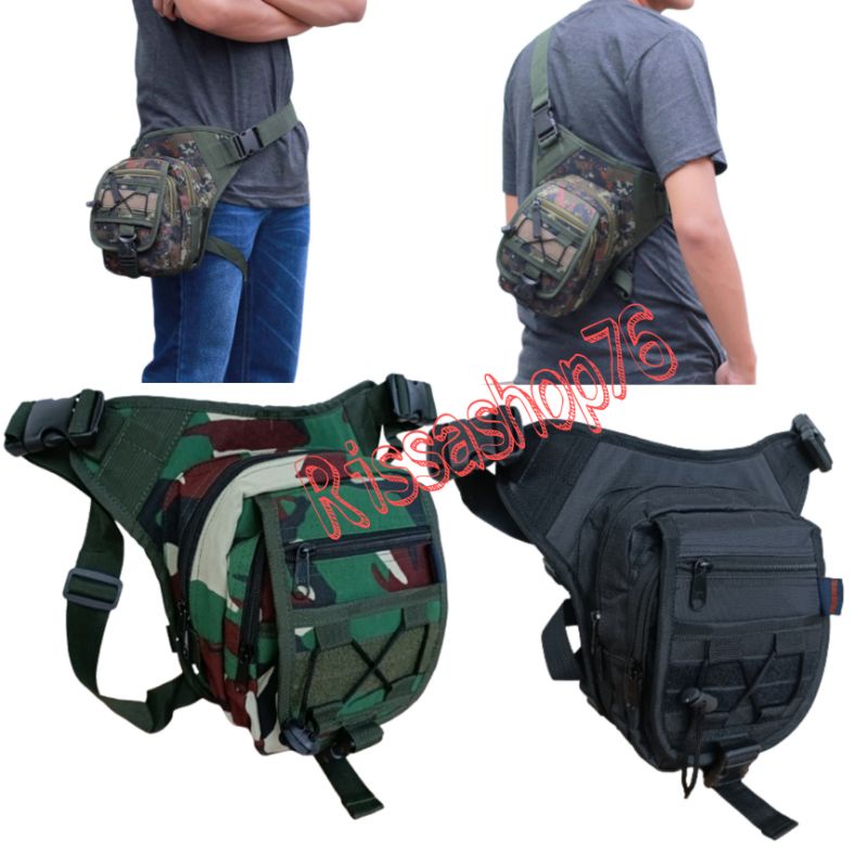 TAS PISTOL PINGGANG PAHA TACTICAL ARMY /HOLSTER