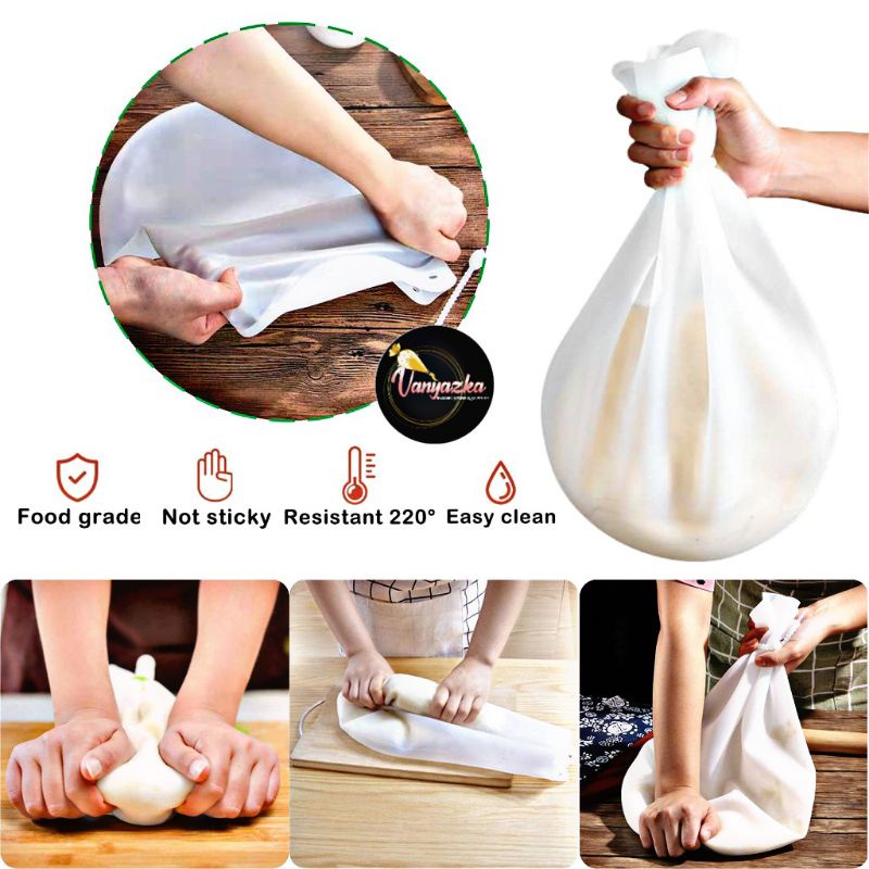 Silicone Bag Kantong Ulen Adonan Tas Pencampur