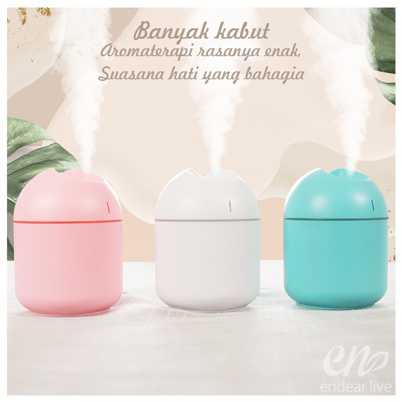 [endear]100% ORI Humidifier 250ML Essential Oil Diffuser Aroma Terapi Pengharum Ruangan-1