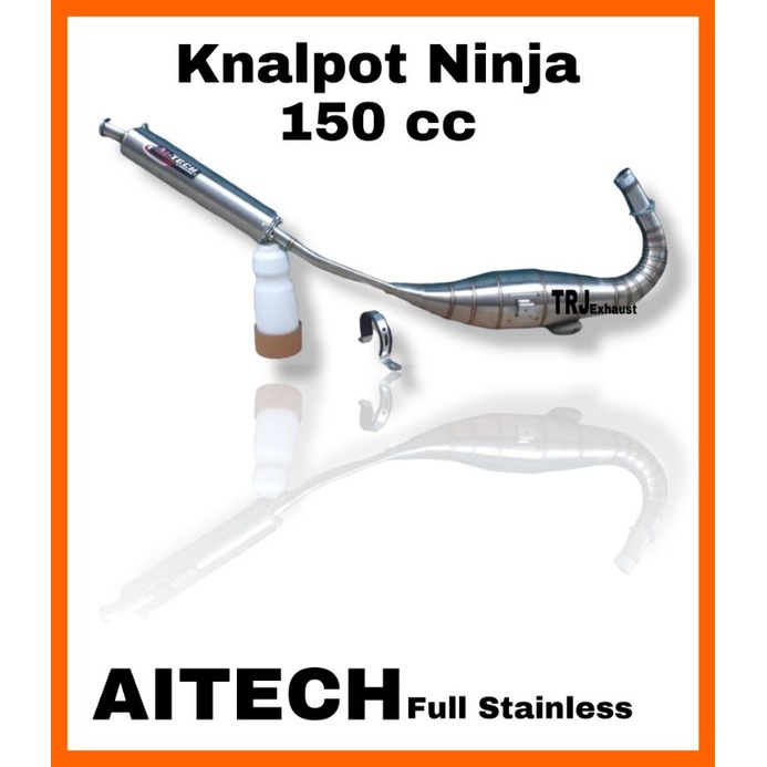 KNALPOT RACING MOTOR NINJA R / RR / SS FULL STAINLESS