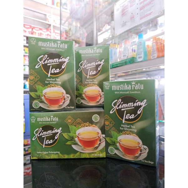 

Slimming Tea Mustika Ratu isi 15 teh celup slim