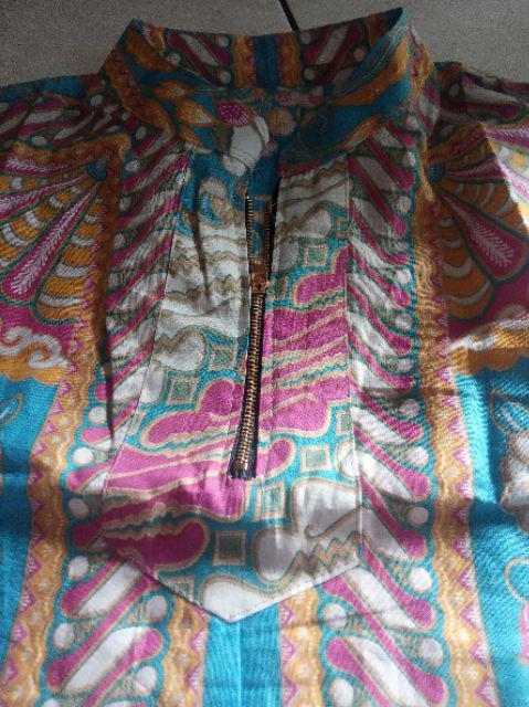 Tunic Aserehe Mataram Brownies Jumbo Tunik Batik Cantik Modern Big Size Seragam Batik Kantor Kerja