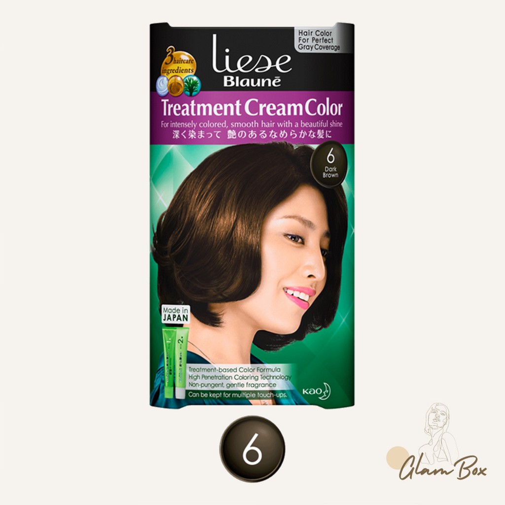 Liese Blaune Treatment Cream Color Penutup Uban