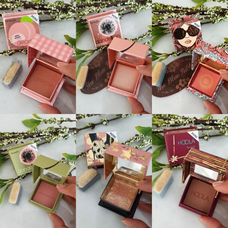 MINI HOOLA GALIFORNIA DANDELION TWINKLE GOLD RUSH GEORGIA BLUSH &amp; BRONZER