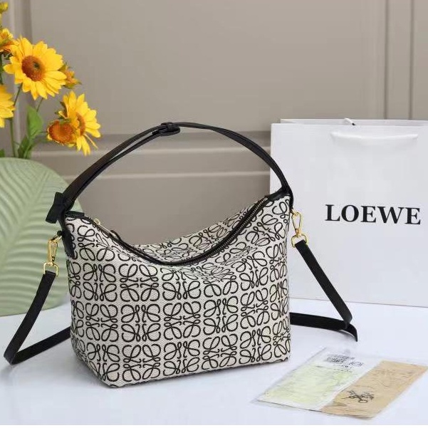 PRODUK IMPORT FASHION PREMI TAS TOP HANDLE TOTE TAS LUWE MEDIUM JACQUARD CUBI BAG TAS SELEMPANG WANI