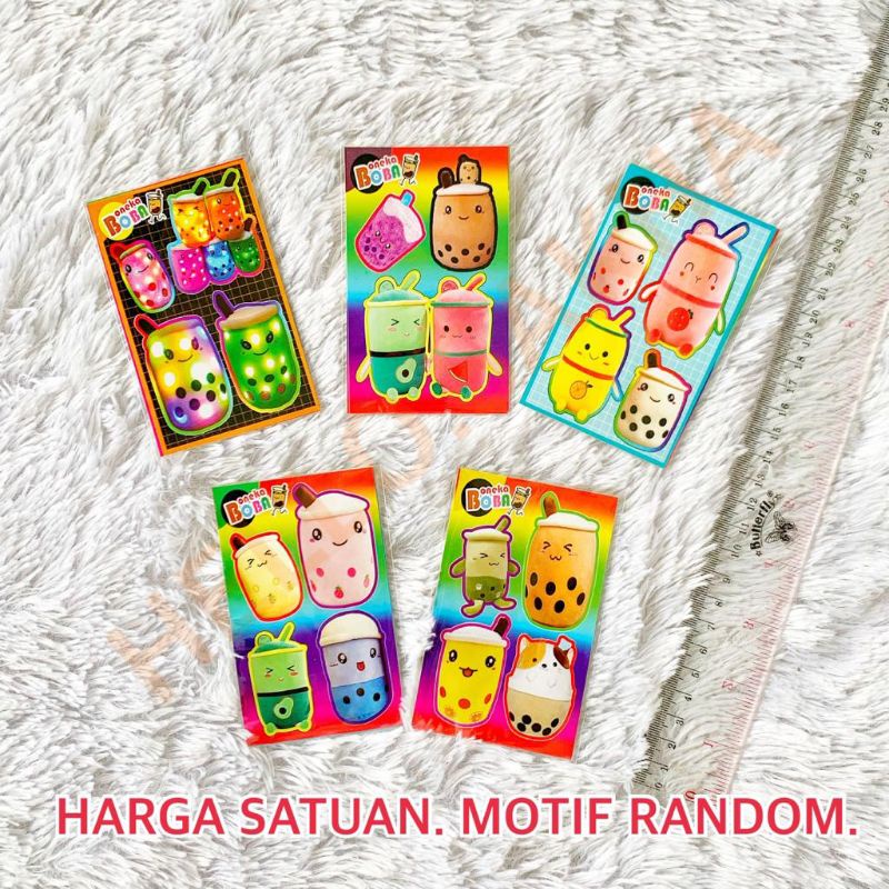 

MAINAN STIKER BOBA SET MINUMAN DRINK MANIS SWEET STICKER