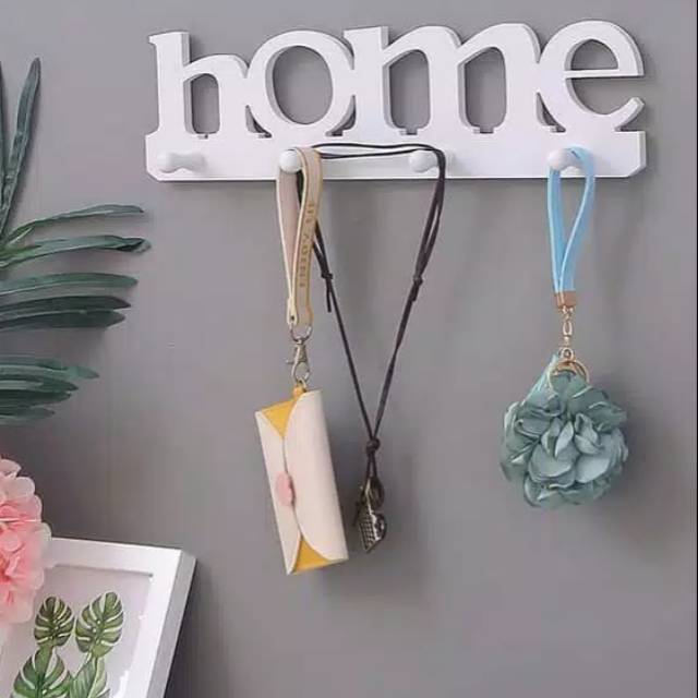 TM Rak Dinding Gantungan Kunci Shabby Chic HOME
