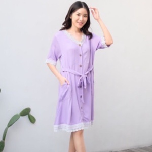 MAHALINI SLEEPWEAR | Sleepwear Dress Sexy Model Daster Kekinian Terbaru Bahan Rayon Adem Nyaman