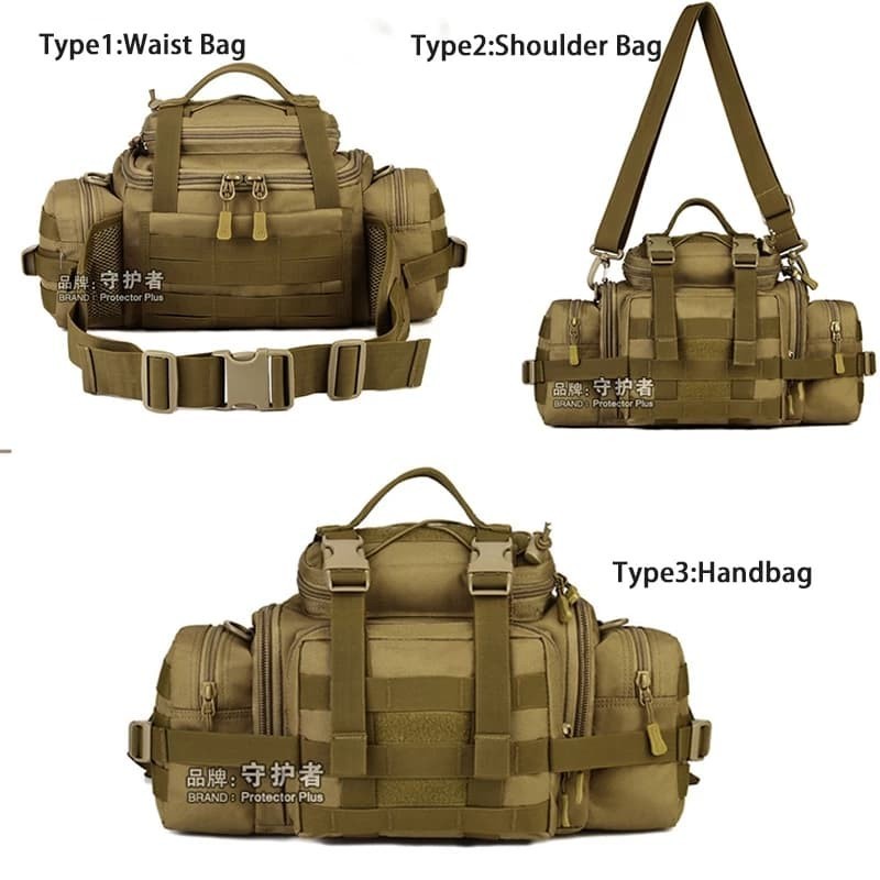 Tas Selempang Army S09 Tas Selempang Tactical 3 In1 Multifungsi Import