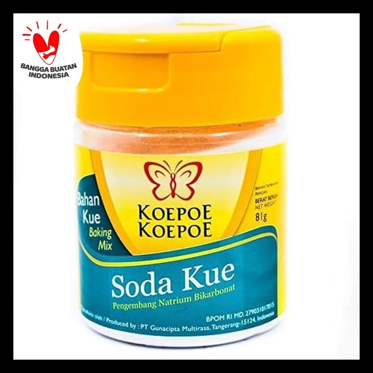 

KOEPOE KOEPOE SODA KUE 81 GRAM | BAHAN PENGEMBANG MIX KUE ROTI 81G BERKUALITAS