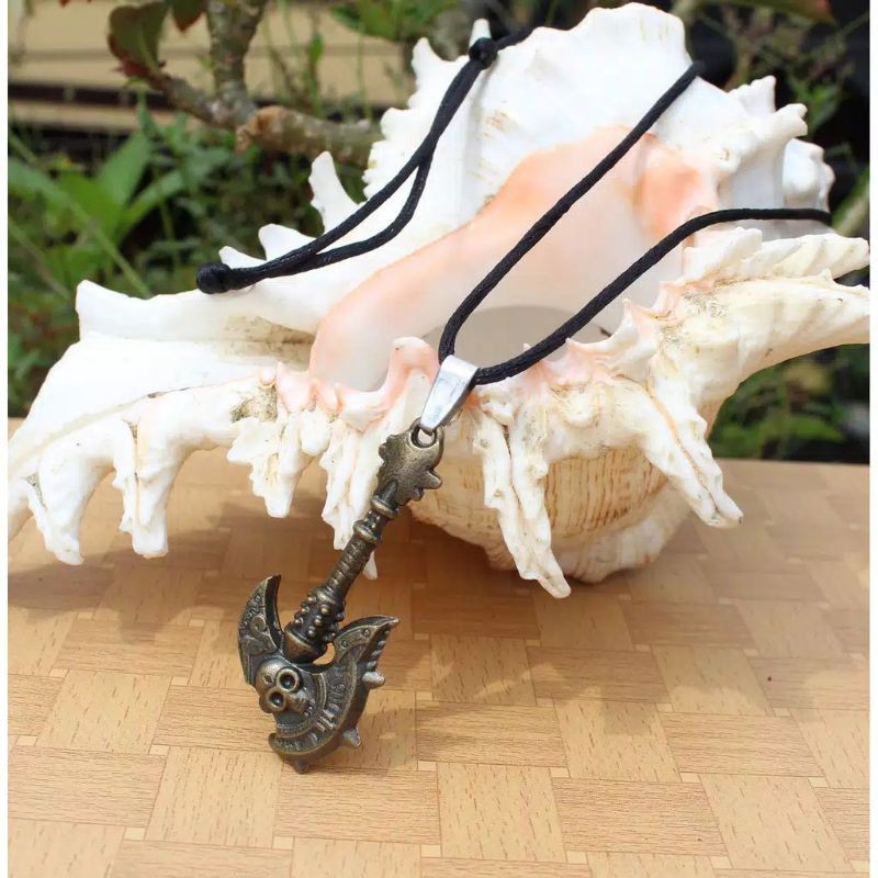 kalung tali bandul kampak x garasi rebel distro