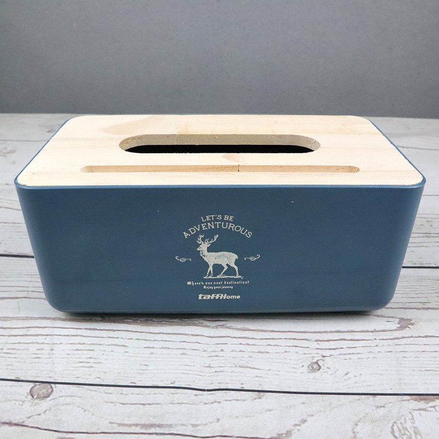 Kotak Tisu Kayu Solid Wooden Tissue Box - ZB02015