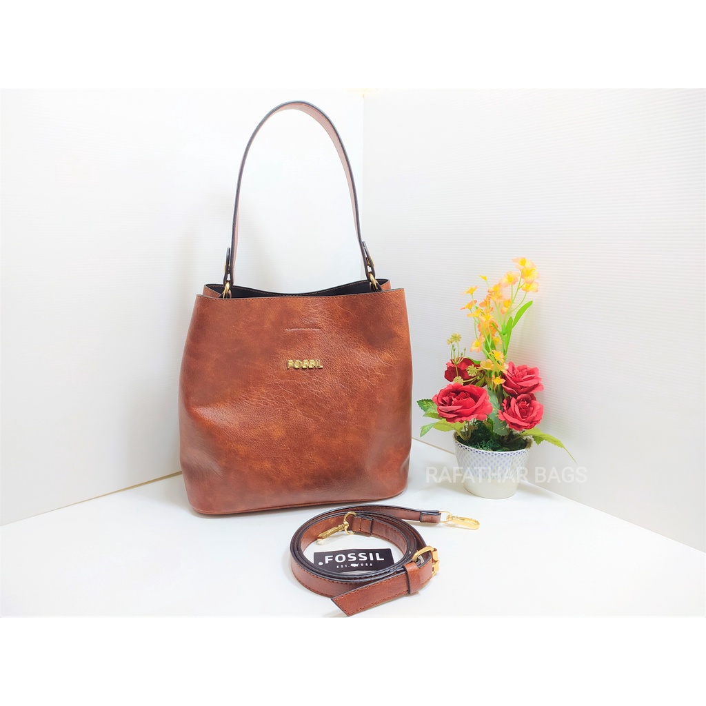 Tas Totebag wanita Bucket retro Medium kode RBH0779/Tas kulit wanita kwalitas semipremium