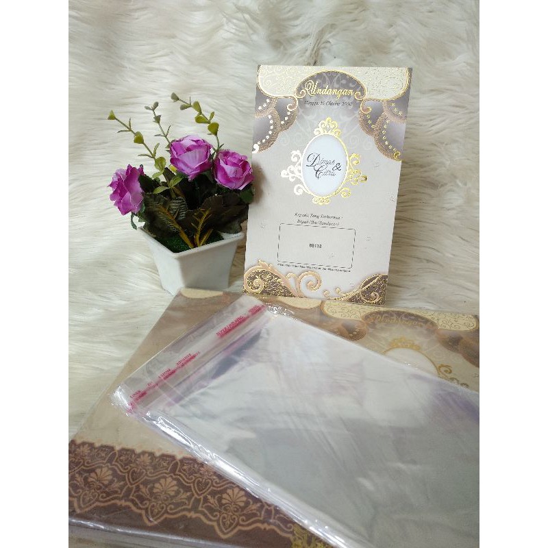 ERBA 88133 Blangko Undangan Kosongan, Undangan Pernikahan Murah + Opp plastik