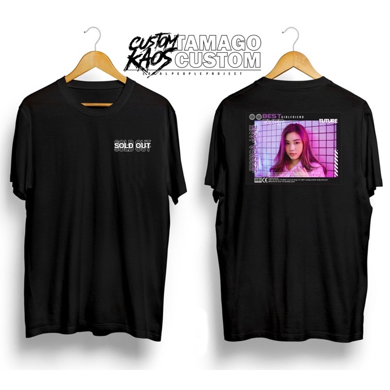 Custom Kaos Foto / Desain Best Ever / Bisa Ganti Foto Kamu Desain Kekinian