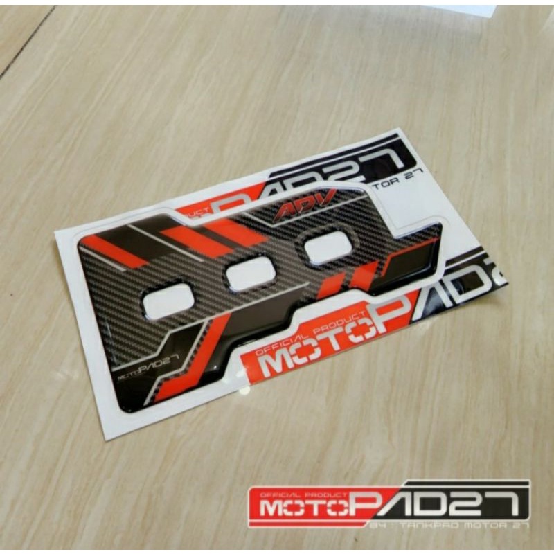 Stiker knalpot anti panas ADV 160 bahan resin Original