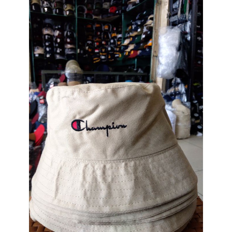 Topi backet korea/Topi backet bordir/Topi backet championsss