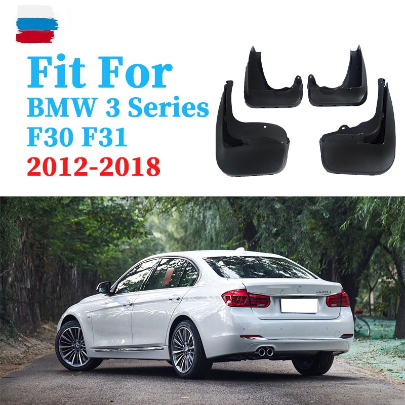 1 Set Mud Flap Pelindung Splash Untuk Fender Mobil BMW 3 Series F30 2013-2019